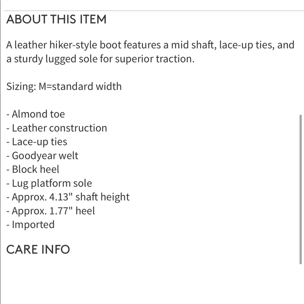 Marc Fisher Issy Leather Lace Up Boot - Picture 8 of 8